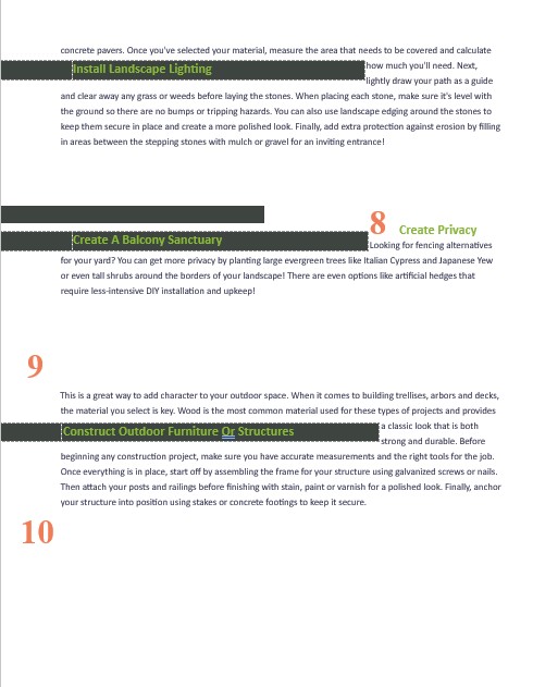 11 Landscaping Projects